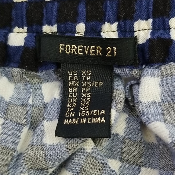 checkered pattern skirt - Picture 3 of 3